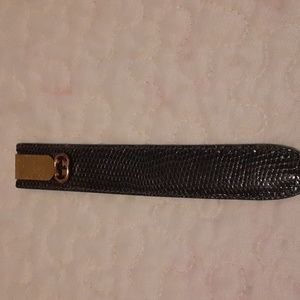 Vintage!!!  Gucci Gold- Plated, Letter Opener with  Leather Case